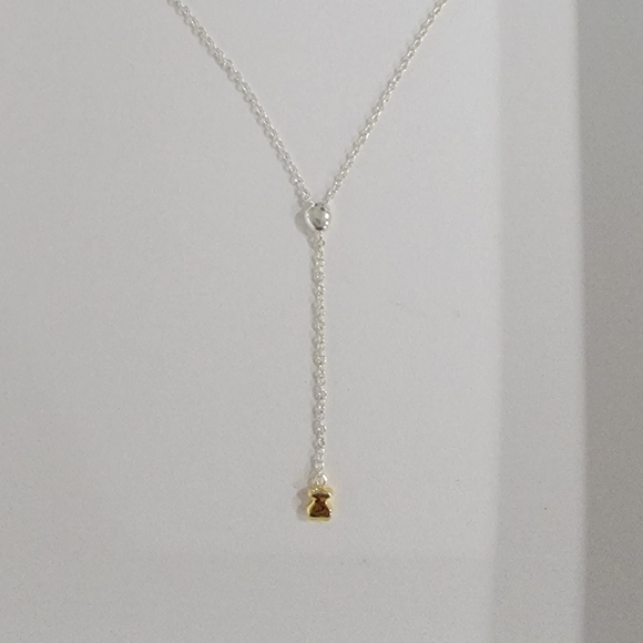 TWO-TONE TOUS JOY BITS NECKLACE WITH BEAR - Picture 2 of 5